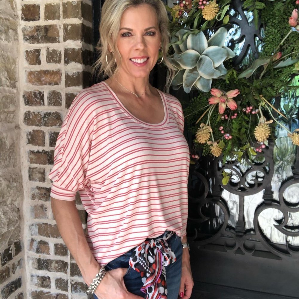 Cabi 5750 Tickled Tee Size Xsmall Euc
